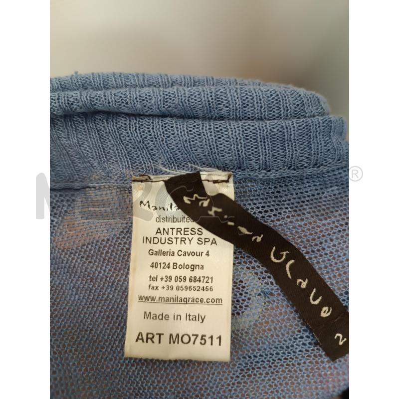 GOLFINO DONNA MANILA GRACE CARTA DA ZUCCHERO AZZURRA | Mercatino dell'Usato Torino tenivelli 5