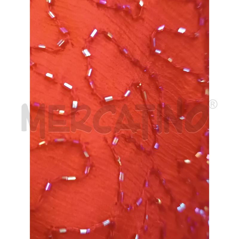 GOLFINO DONNA ROSSO PERLINE BRD PERLINE MARRONE BEIGE S | Mercatino dell'Usato Torino tenivelli 4