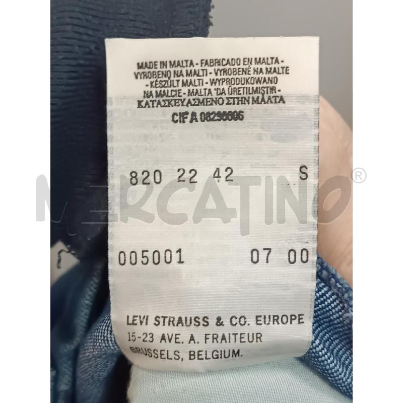 GONNA DI JEANS LEVIS LAVVAGGIO CLASSICO SPACCO DAVANTI STRASS  | Mercatino dell'Usato Torino tenivelli 5