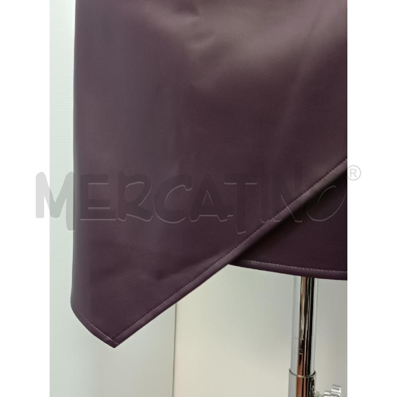 GONNA PATRIZIA PEPE ECOPELLE VIOLA ASIMETRICA  | Mercatino dell'Usato Torino tenivelli 3