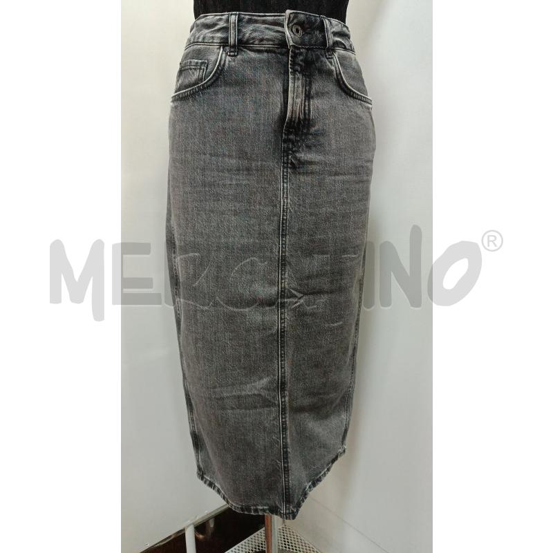 GONNA PEPE JEANS TUBINO DI JEANS GRIGIO  | Mercatino dell'Usato Torino tenivelli 1