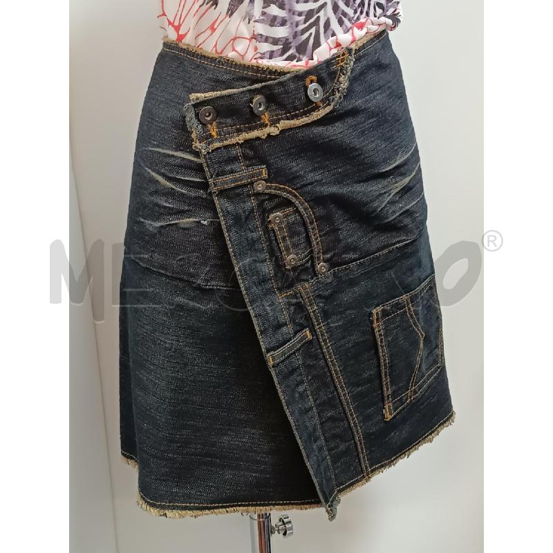 GONNA STEFANEL A PORTAFOGLIO JEANS LAVVAGGIO SCURO  | Mercatino dell'Usato Torino tenivelli 1
