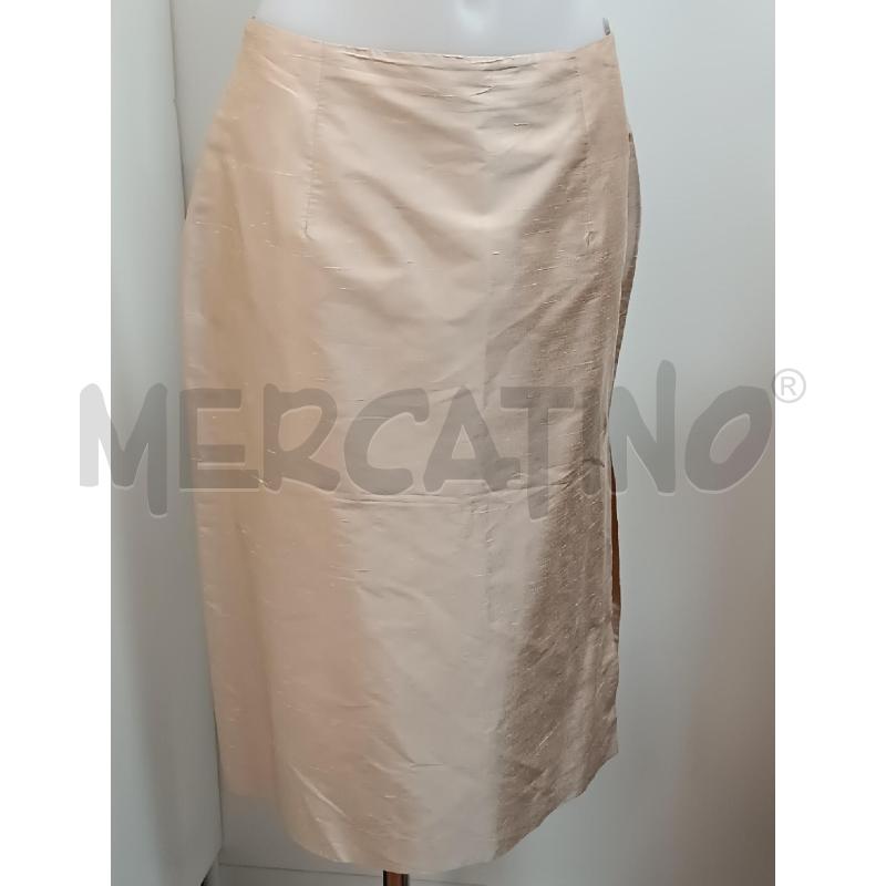 GONNA TUBINO SAHZA DI SETA BEIGE  | Mercatino dell'Usato Torino tenivelli 1