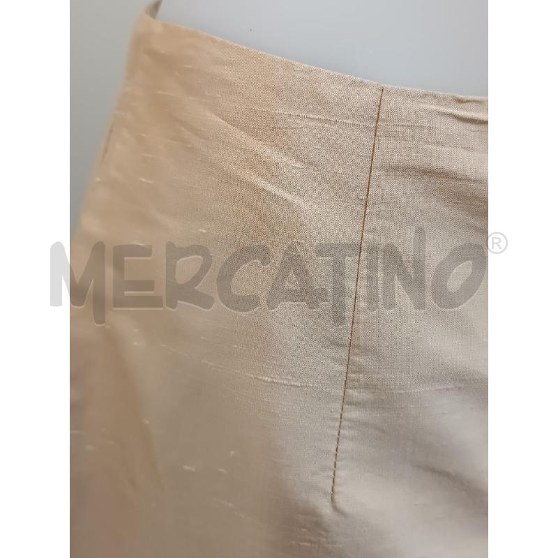 GONNA TUBINO SAHZA DI SETA BEIGE  | Mercatino dell'Usato Torino tenivelli 3