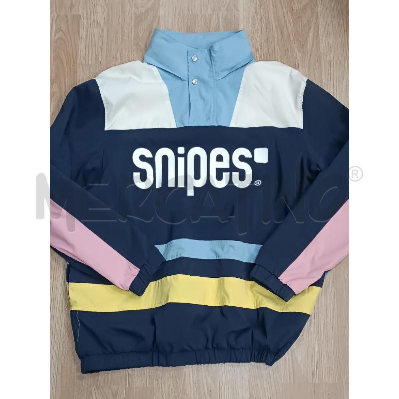 IMPERMEABILE UNISEX SNIPES VINTAGE BLUNOTTE CON INSERTI AZZURRO BEIGE ROSA GIALLO  | Mercatino dell'Usato Torino tenivelli 1