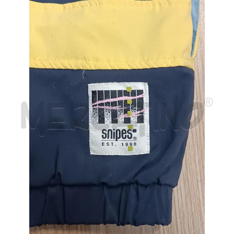 IMPERMEABILE UNISEX SNIPES VINTAGE BLUNOTTE CON INSERTI AZZURRO BEIGE ROSA GIALLO  | Mercatino dell'Usato Torino tenivelli 3