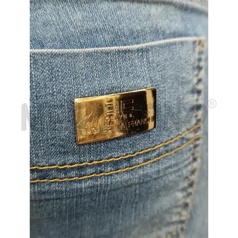 JEANS DONNA ELISABETTA FRANCHI CELYN B ARRICCIATO ELASTICIZZATO | Mercatino dell'Usato Torino tenivelli 4