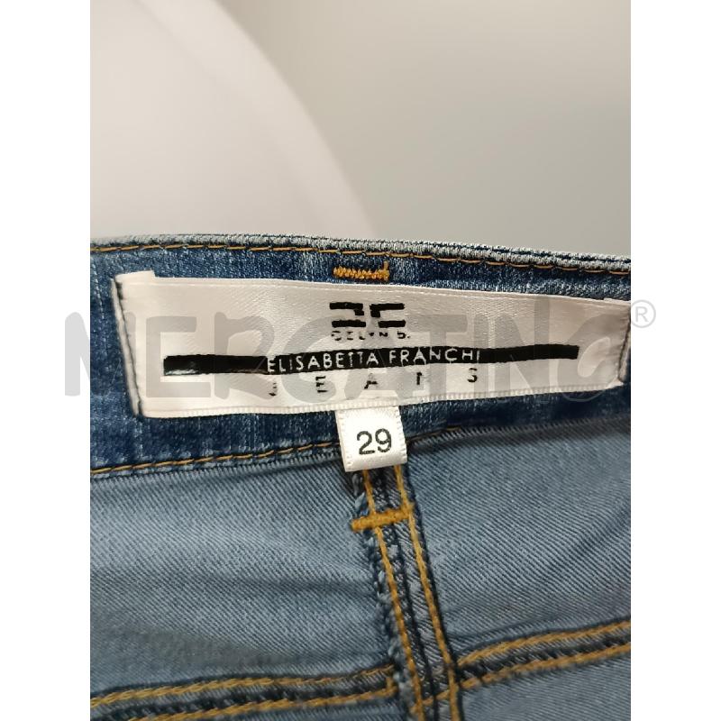 JEANS DONNA ELISABETTA FRANCHI CELYN B ARRICCIATO ELASTICIZZATO | Mercatino dell'Usato Torino tenivelli 5