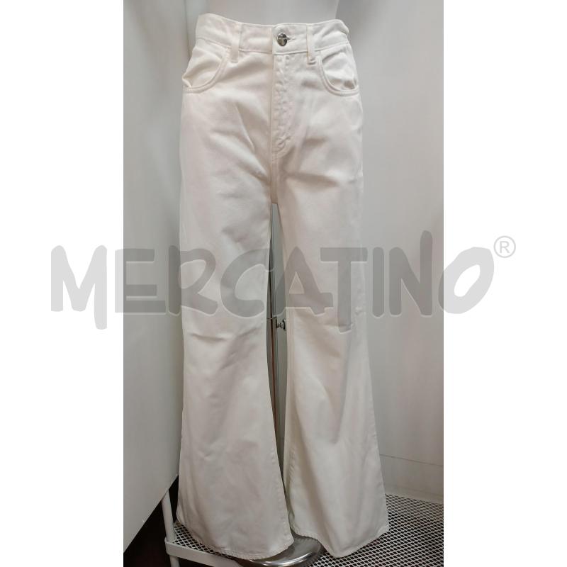 JEANS DONNA HINNOMINATE BIANCHI A PALAZZO | Mercatino dell'Usato Torino tenivelli 1