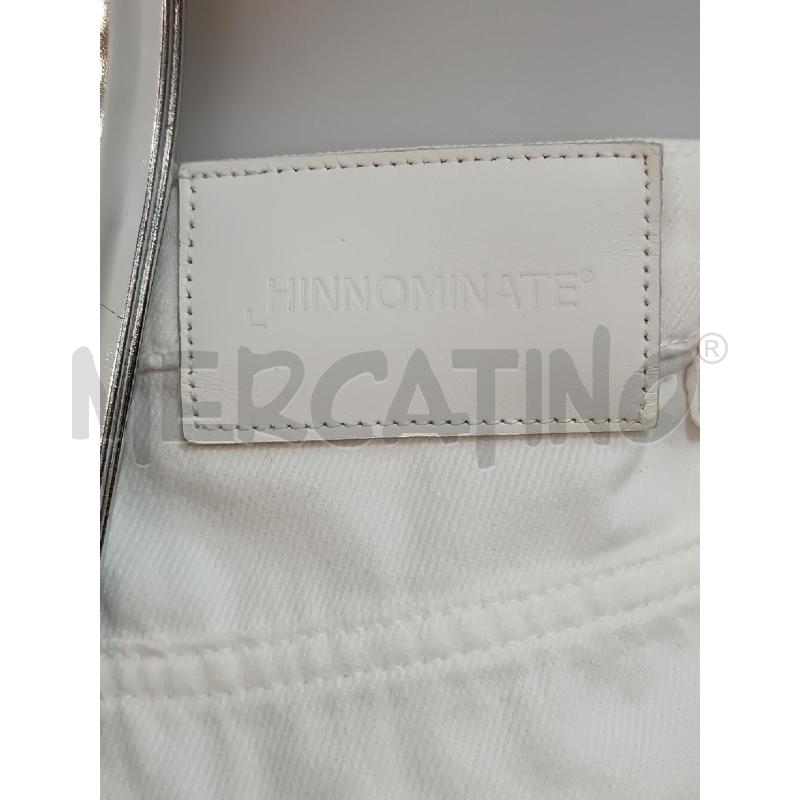 JEANS DONNA HINNOMINATE BIANCHI A PALAZZO | Mercatino dell'Usato Torino tenivelli 4