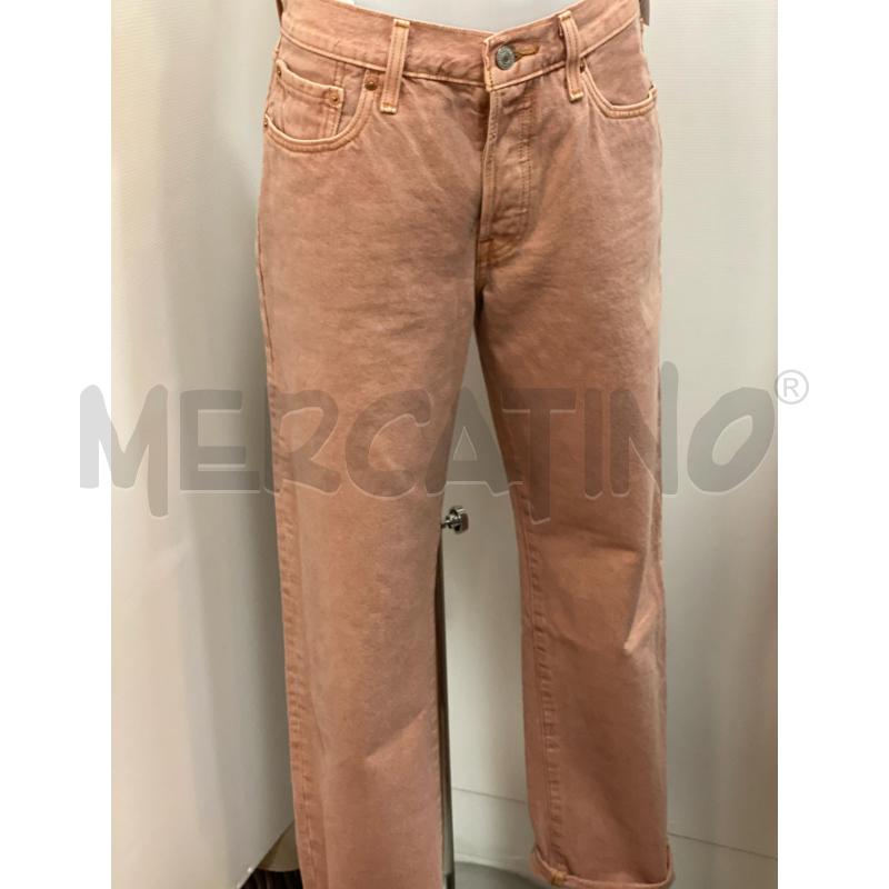 JEANS DONNA LEVIS 501 ROSA PESCA  | Mercatino dell'Usato Torino tenivelli 1