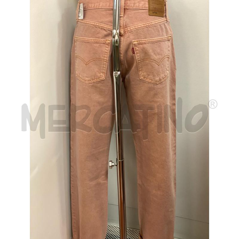 JEANS DONNA LEVIS 501 ROSA PESCA  | Mercatino dell'Usato Torino tenivelli 4