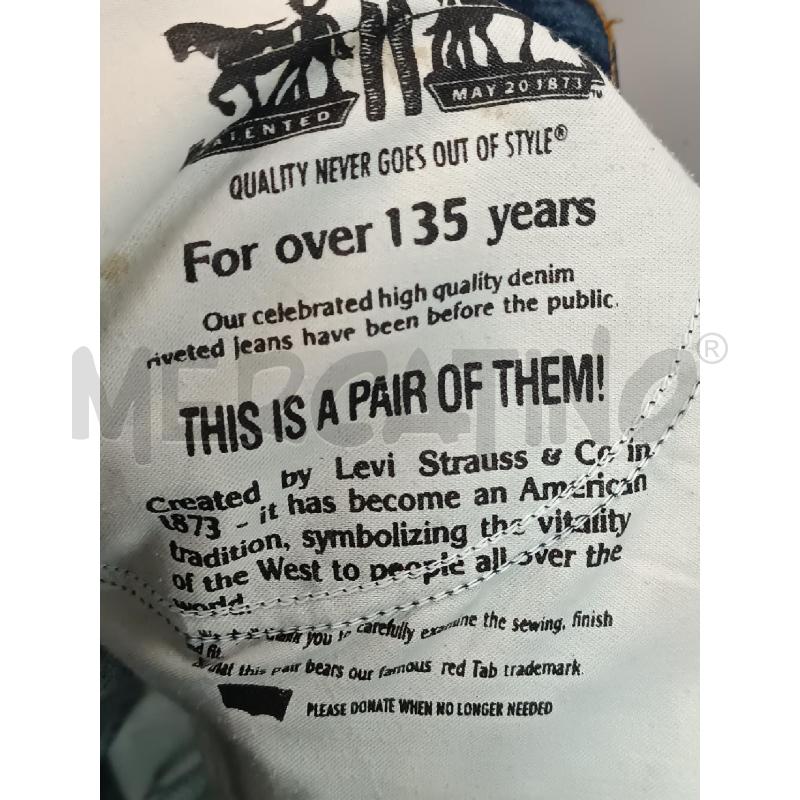 JEANS DONNA LEVIS STRAUSS LAVVAGGIO SCURO  | Mercatino dell'Usato Torino tenivelli 5