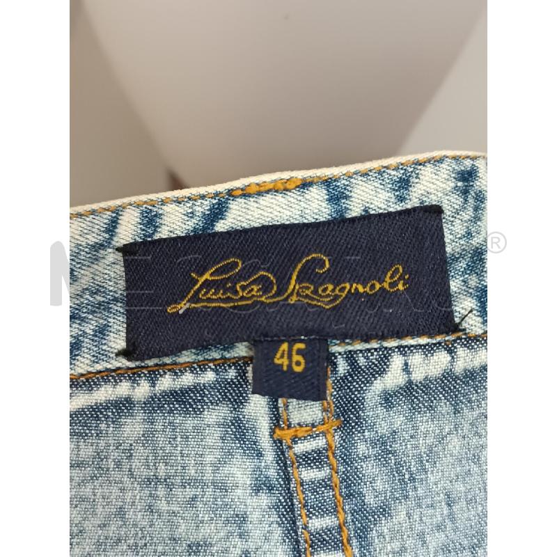 JEANS DONNA LUISA SPAGNOLI LAVAGGIO CHIARO PAILLETTES DORATI MARRONI | Mercatino dell'Usato Torino tenivelli 5