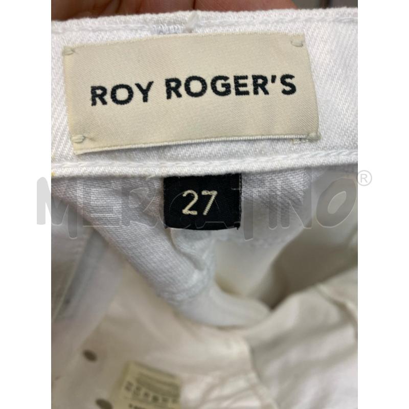 JEANS DONNA ROY ROGERS BIANCHI | Mercatino dell'Usato Torino tenivelli 5