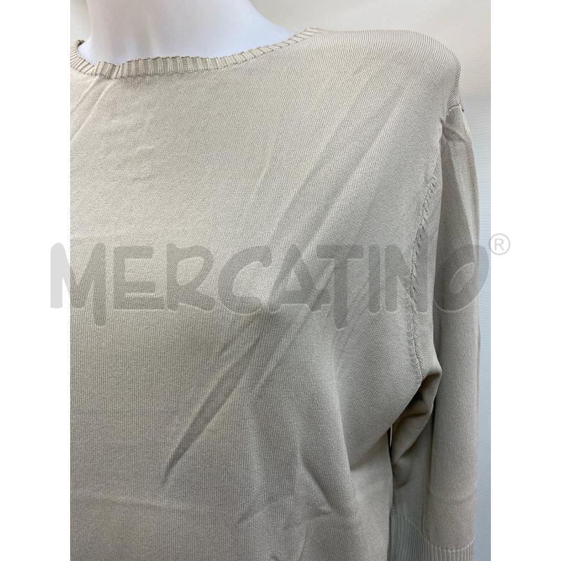 MAGLIA DONNA BLUOLTRE BEIGE MANICA 3/4 | Mercatino dell'Usato Torino tenivelli 2