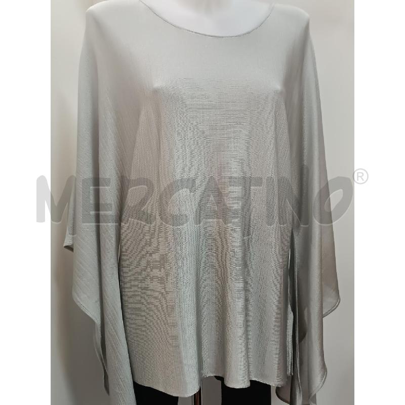 MAGLIA DONNA EXILIA GRIGIA 1/2MANICA AMPIA A FARFALLA  | Mercatino dell'Usato Torino tenivelli 1