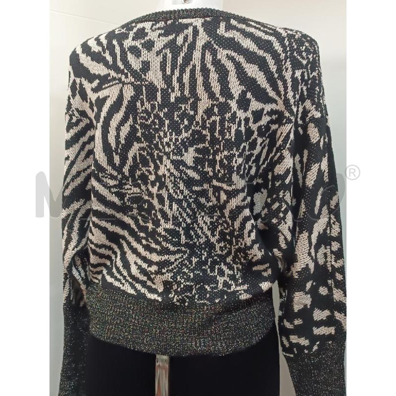 MAGLIA DONNA MARCIANO BY GUESS NERO FANTASIA BIANCA  | Mercatino dell'Usato Torino tenivelli 3