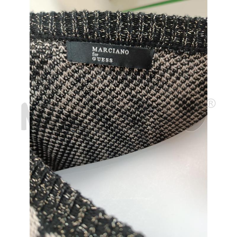 MAGLIA DONNA MARCIANO BY GUESS NERO FANTASIA BIANCA  | Mercatino dell'Usato Torino tenivelli 4