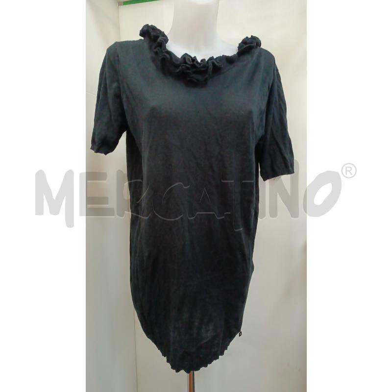 MAGLIA DONNA MAXI NERA TWIN SET 1/2MANICA | Mercatino dell'Usato Torino tenivelli 1