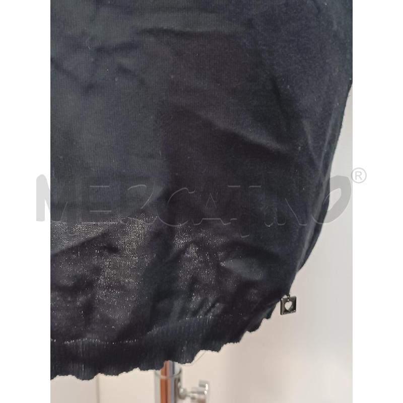 MAGLIA DONNA MAXI NERA TWIN SET 1/2MANICA | Mercatino dell'Usato Torino tenivelli 3
