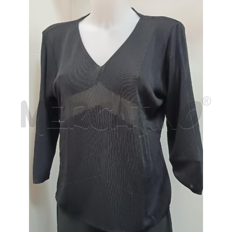 MAGLIA DONNA MILA SCHON NERA MANICA 3/4 FILO | Mercatino dell'Usato Torino tenivelli 1