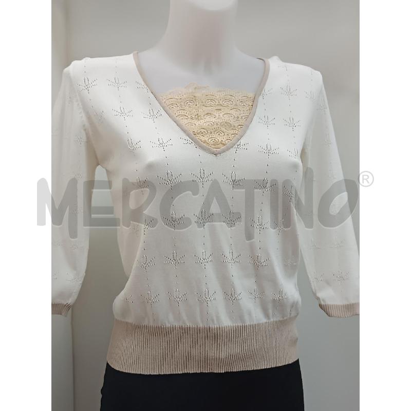 MAGLIA DONNA NORMA J BIANCA BRD BEIGE | Mercatino dell'Usato Torino tenivelli 1
