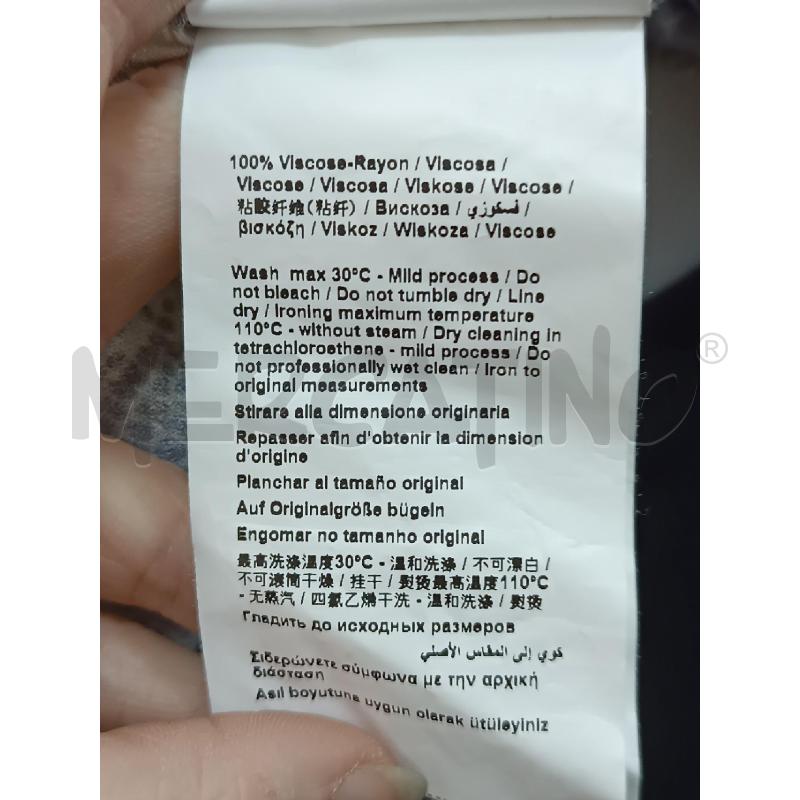 MAGLIA DONNA TRUSSARDI JEANS VIOLA BEIGE DISEGNO RETTILE  | Mercatino dell'Usato Torino tenivelli 4