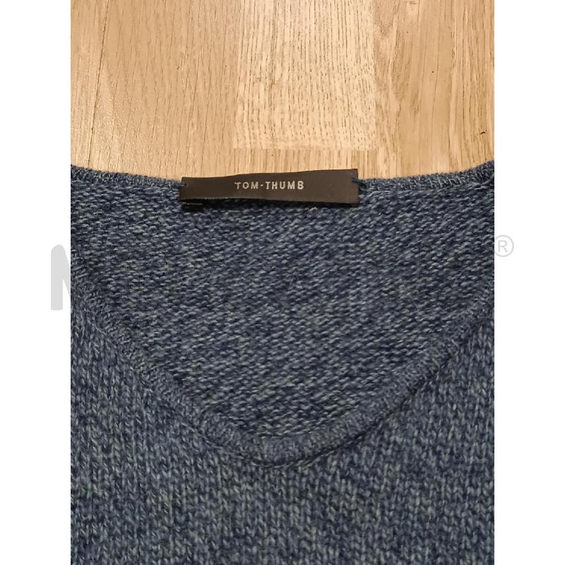MAGLIA UOMO TOM THUMB BLU SPIGATO | Mercatino dell'Usato Torino tenivelli 2