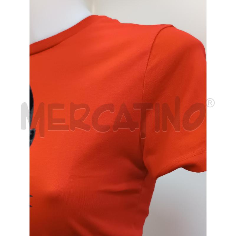 MAGLIETTA DONNA DSQUARED2 ROSSO BAMBINA GATTO  | Mercatino dell'Usato Torino tenivelli 3