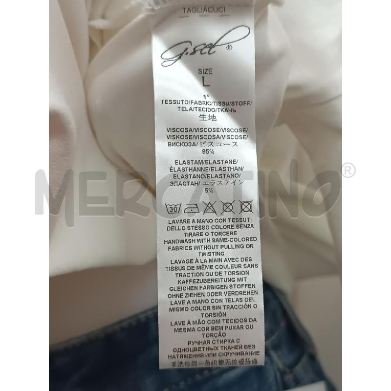 MAGLIETTA DONNA GISEL BIANCA SCRITTA FORTE DEI MARMI STRASS | Mercatino dell'Usato Torino tenivelli 4