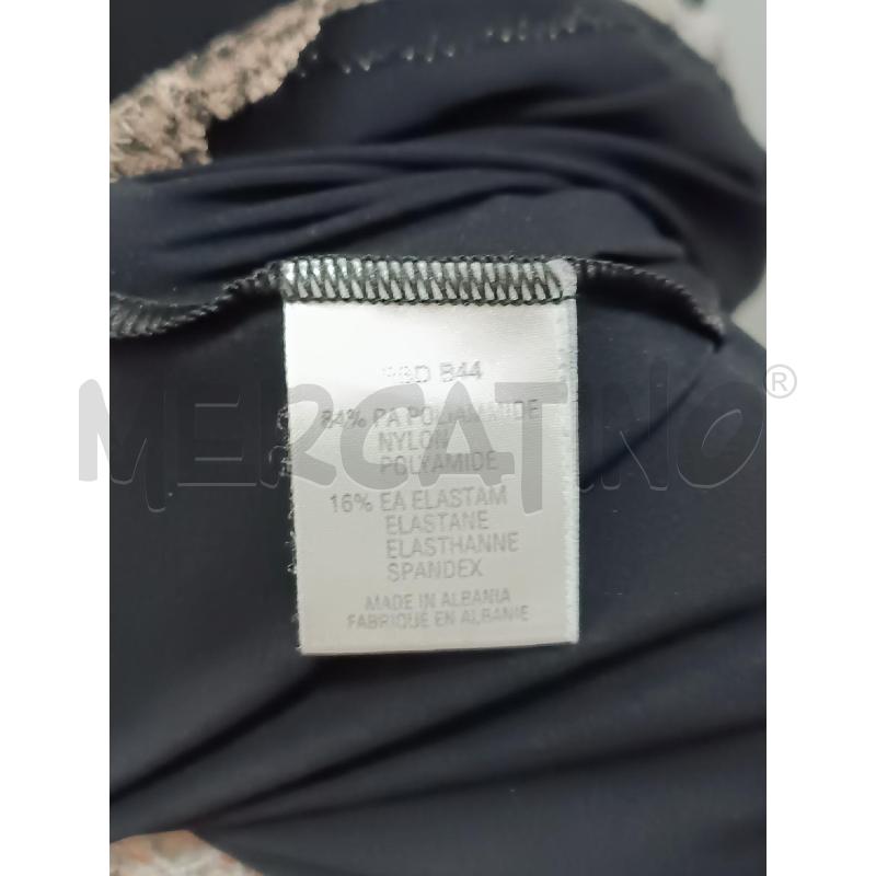 MAGLIETTA DONNA JUST CAVALLI NERA BORDI ANIMALIER BEIGE  | Mercatino dell'Usato Torino tenivelli 5