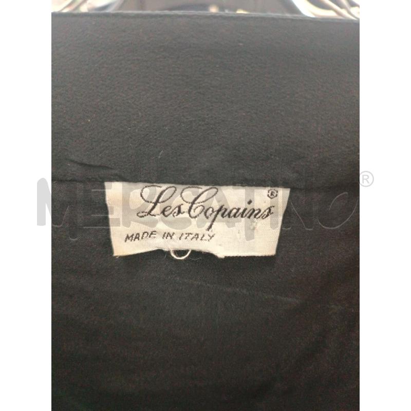 MAGLIETTA DONNA LES COPAINS NERA RIGHE BEIGE  | Mercatino dell'Usato Torino tenivelli 4