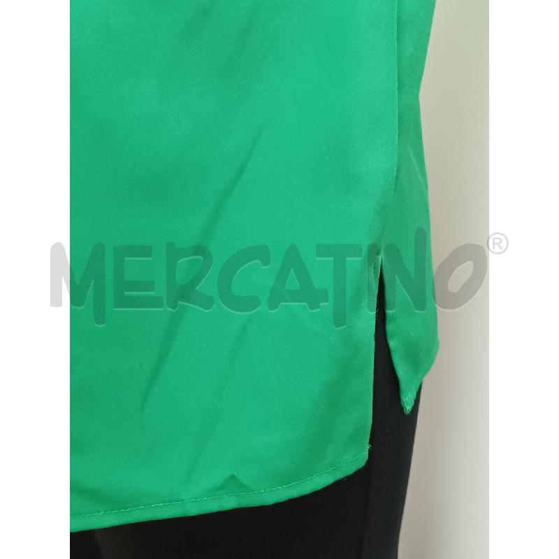 MAGLIETTA DONNA PENNYBLACK VERDE GIOIELLI E PERLINE NERE  | Mercatino dell'Usato Torino tenivelli 3