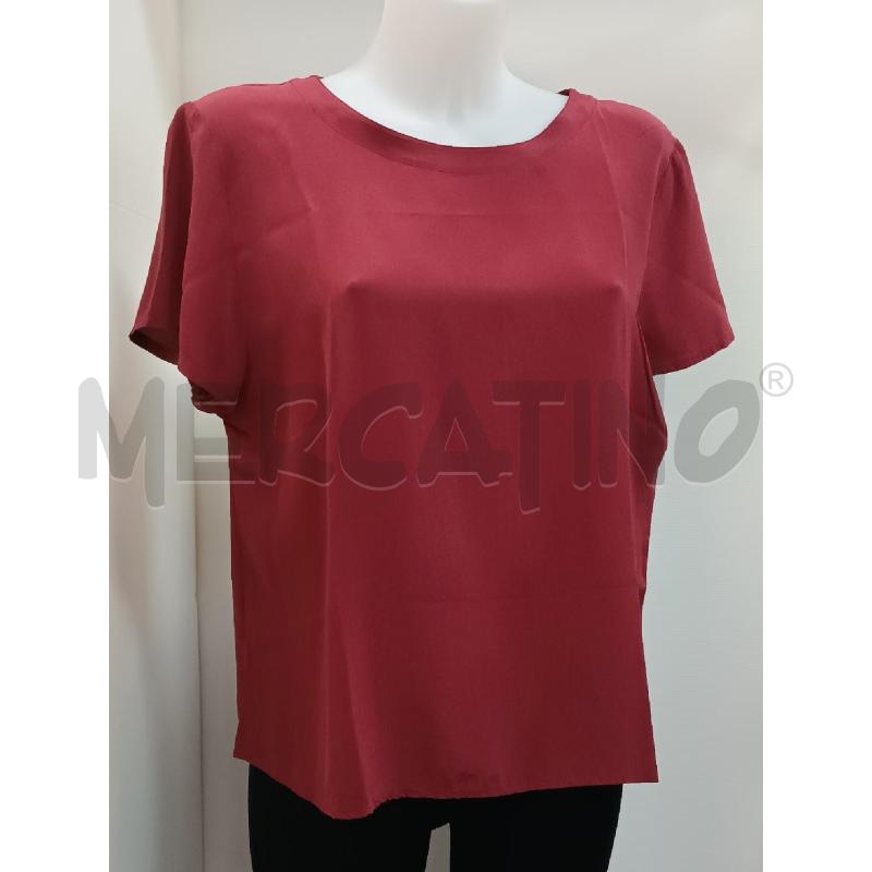 MAGLIETTA DONNA PIERRE CARDIN BORDEAUZ 100% SETA  | Mercatino dell'Usato Torino tenivelli 1