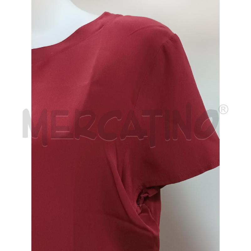 MAGLIETTA DONNA PIERRE CARDIN BORDEAUZ 100% SETA  | Mercatino dell'Usato Torino tenivelli 2