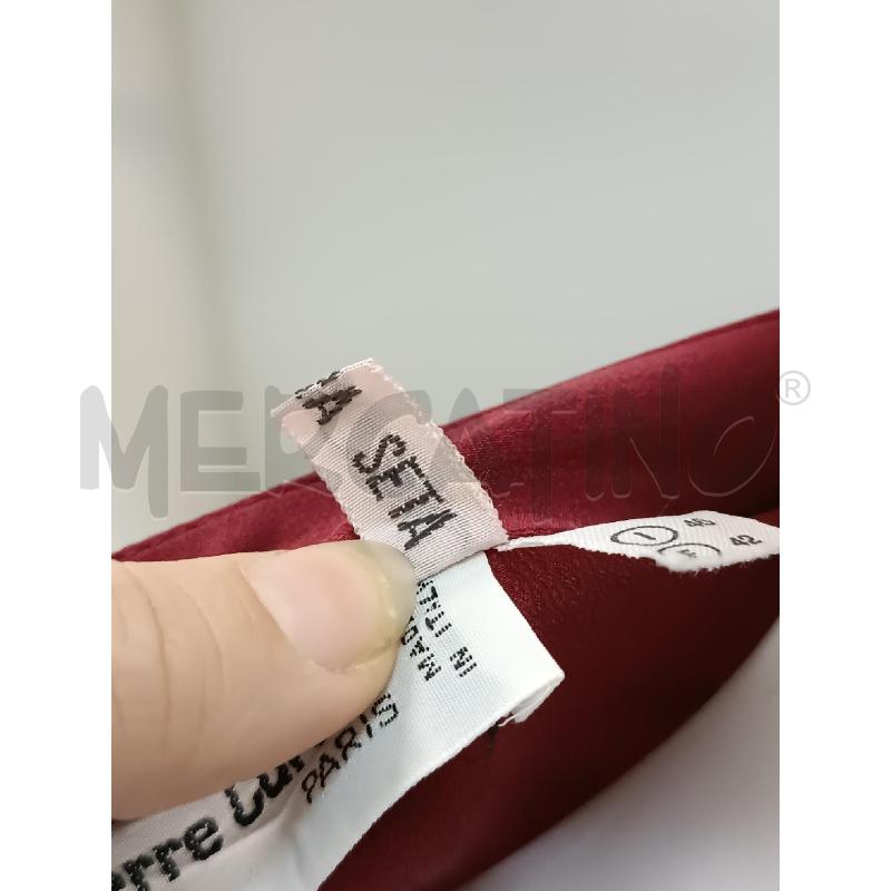MAGLIETTA DONNA PIERRE CARDIN BORDEAUZ 100% SETA  | Mercatino dell'Usato Torino tenivelli 5