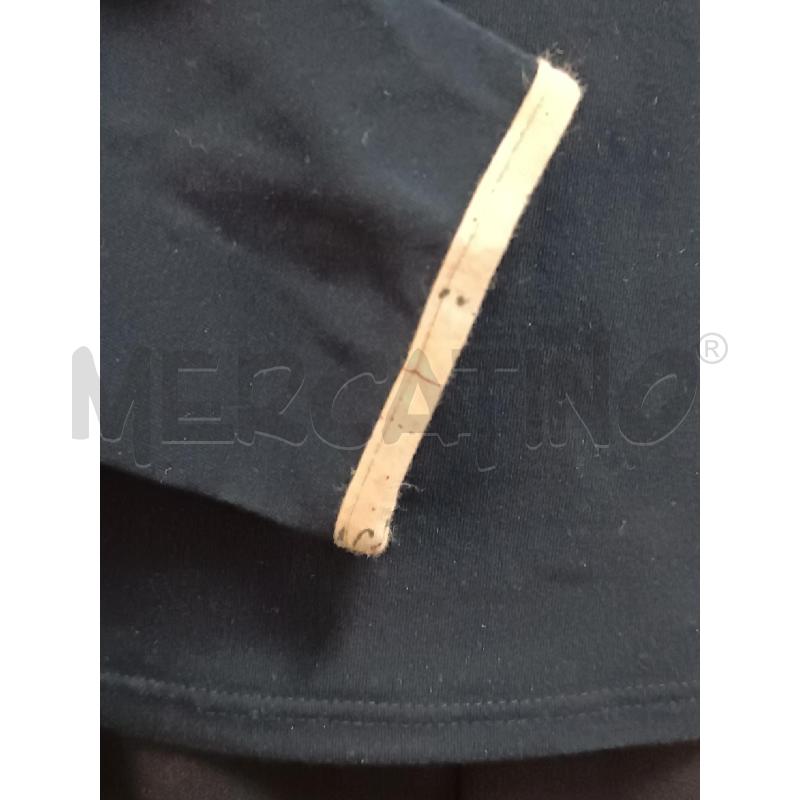 MAGLIETTA DONNA PRIMACLASSE NERA BORDI MAPPAMONDO BEIGE  | Mercatino dell'Usato Torino tenivelli 3
