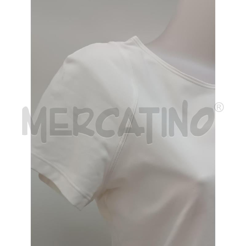 MAGLIETTA DONNA UNDERARMOUR BIANCO APERTO NELLA SCHIENA  | Mercatino dell'Usato Torino tenivelli 4