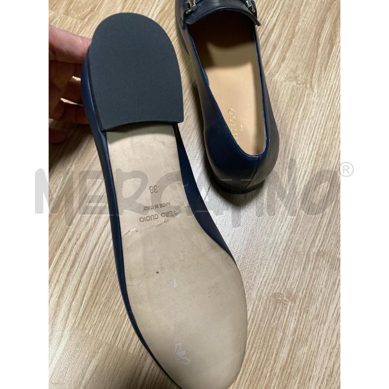 MOCASSINI DONNA CONTIGO PELLE BLU | Mercatino dell'Usato Torino tenivelli 4