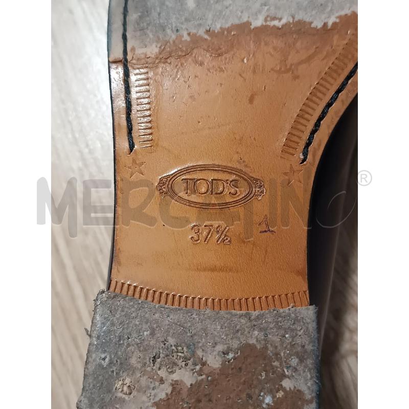 MOCASSINI DONNA TOD'S VERNICE BLU  | Mercatino dell'Usato Torino tenivelli 4