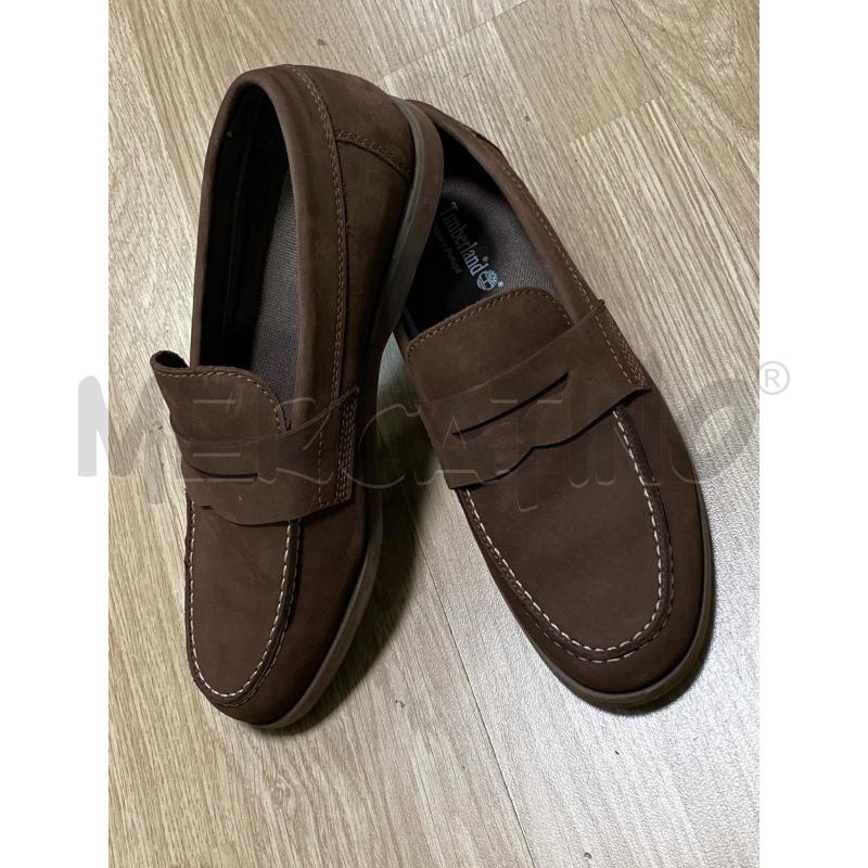 MOCASSINI PELLE UOMO TIMBERLAND MARRONI SCAMOSCIATI | Mercatino dell'Usato Torino tenivelli 2