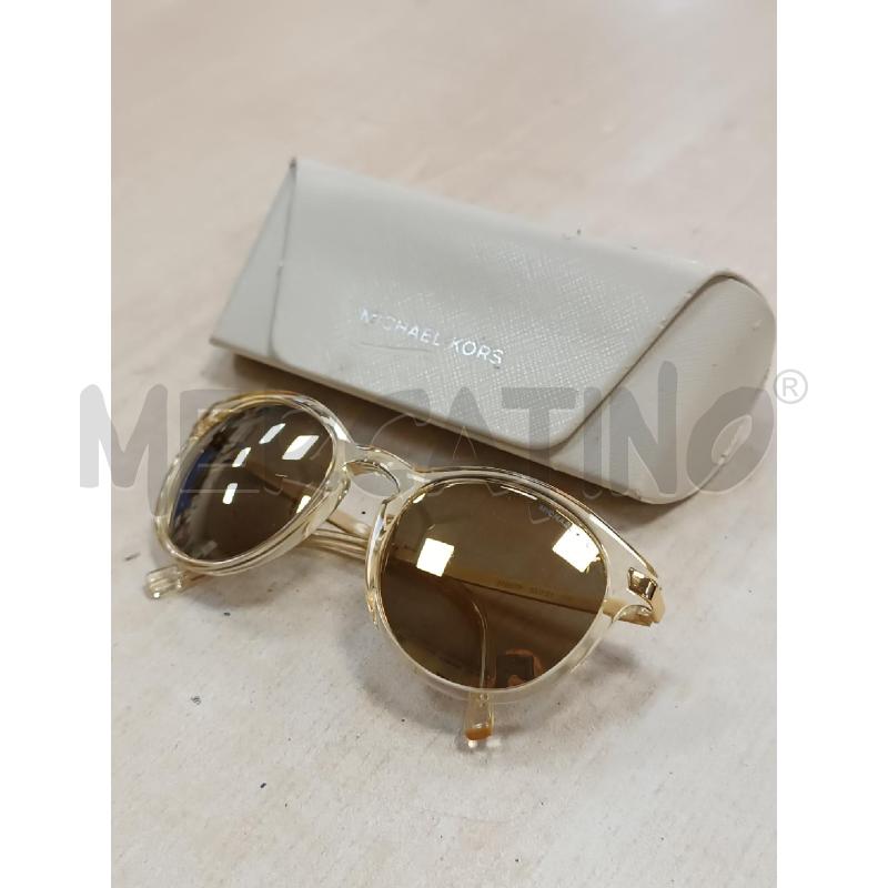 OCCHIALI DA SOLE DONNA MICHAEL KORS MONTATURA TRASPARENTE ORO  | Mercatino dell'Usato Torino tenivelli 1