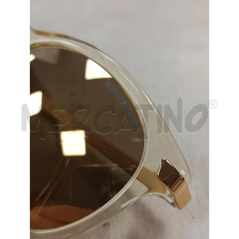 OCCHIALI DA SOLE DONNA MICHAEL KORS MONTATURA TRASPARENTE ORO  | Mercatino dell'Usato Torino tenivelli 3