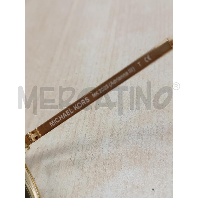 OCCHIALI DA SOLE DONNA MICHAEL KORS MONTATURA TRASPARENTE ORO  | Mercatino dell'Usato Torino tenivelli 4