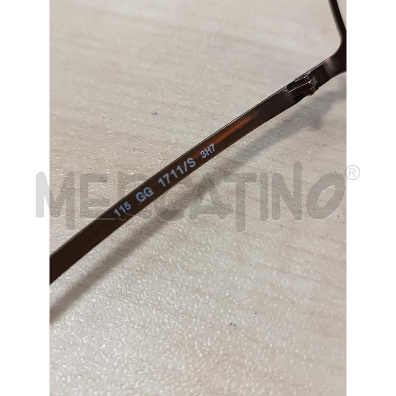 OCCHIALI DONNA DA SOLE GUCCI MONTATURA METALLO BRONZO  | Mercatino dell'Usato Torino tenivelli 4
