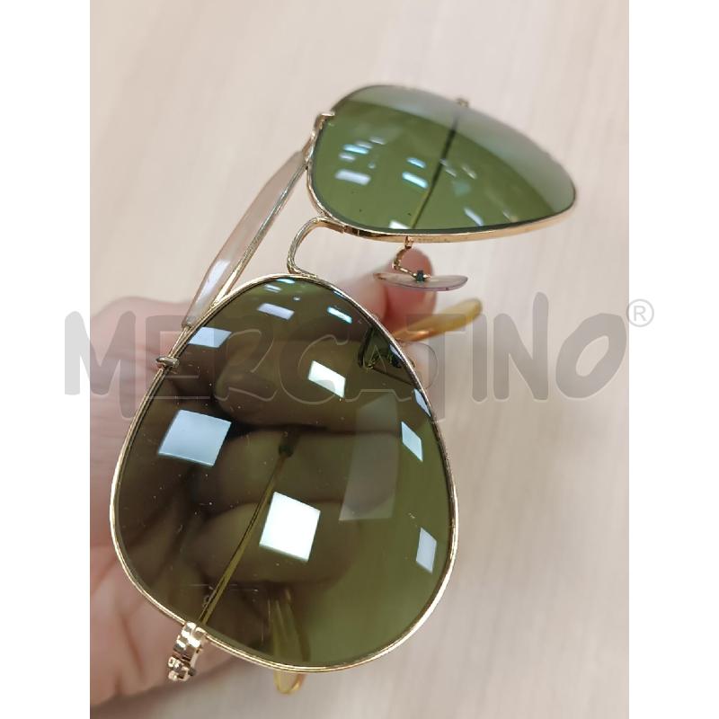 OCCHIALI DONNA DA SOLE RAYBAN LENTE VERDE  | Mercatino dell'Usato Torino tenivelli 4
