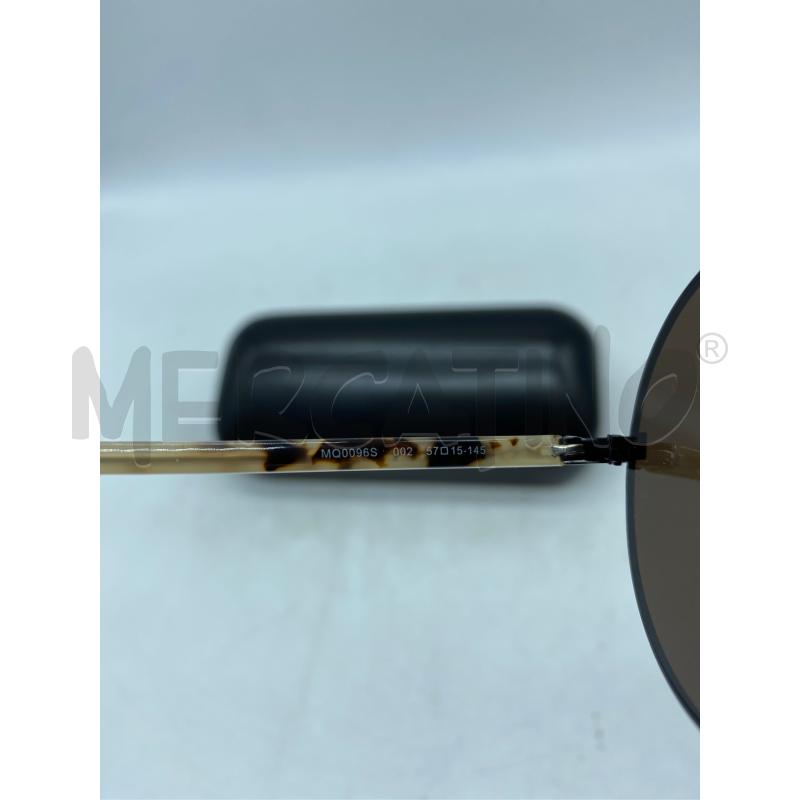 OCCHIALI DONNA MCQ ALEXANDER MCQUEEN MONATURA NERA ASTE MACULATE SABBIA  LENTE DORATA A SPECCHIO | Mercatino dell'Usato Torino tenivelli