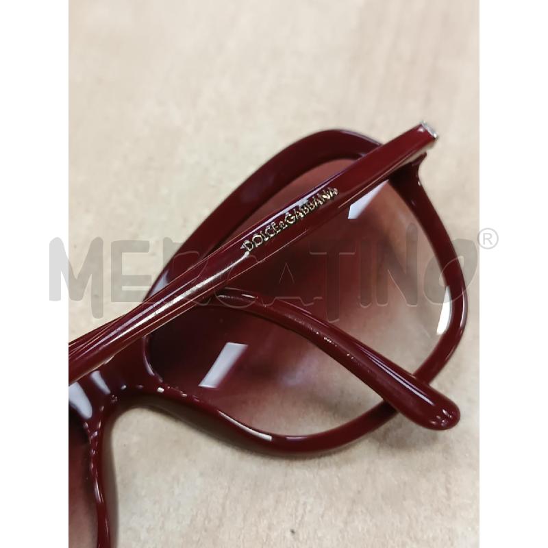 OCCHIALI DONNA SOLE DOLCE E GABBANA BORDEAU LENTE SFUMATA | Mercatino dell'Usato Torino tenivelli 3