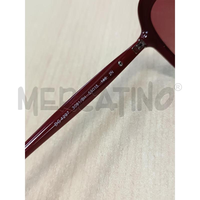 OCCHIALI DONNA SOLE DOLCE E GABBANA BORDEAU LENTE SFUMATA | Mercatino dell'Usato Torino tenivelli 5